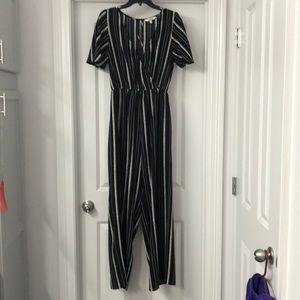 Black and white jumpsuit